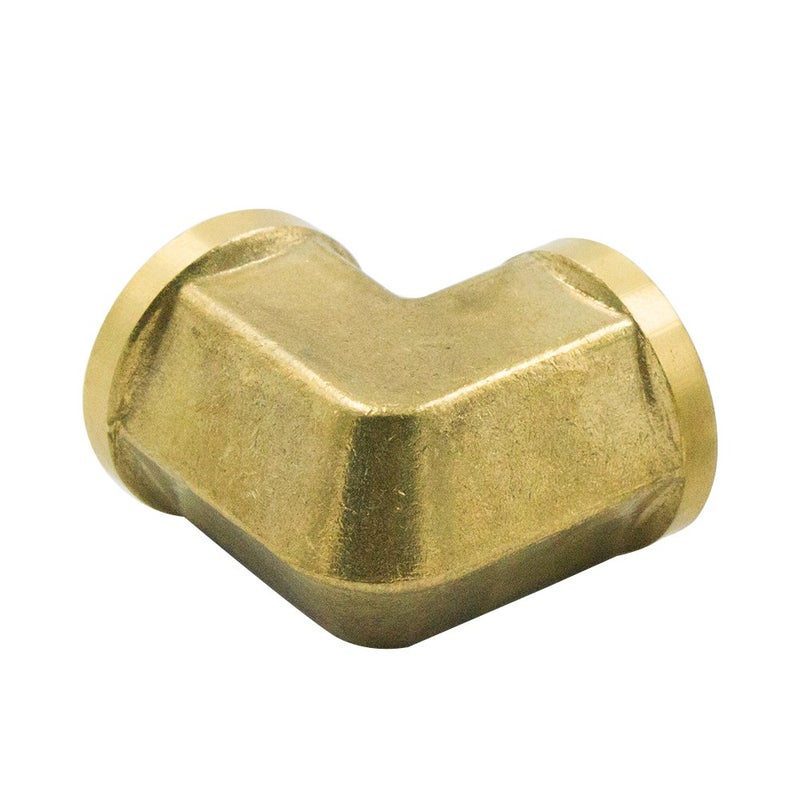 Legines Brass 90 Degree Female Elbow Pipe Fitting, 1/8" x 1/8" Female, Pack of 2 - Image 5